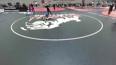 145 B Cons. Round 2 - Makayla Howard, Aurora vs Paige Barber, William Jewell College