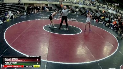 133 lbs Finals (8 Team) - Alex Othon, Tahoma vs Elijah Garza, Arlington Heights (Hersey)