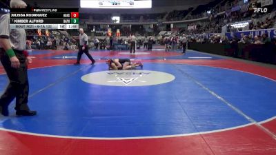 6-7A 132 Quarterfinal - Kimber Alford, Daphne vs Julissa Rodriguez, Hazel Green HS