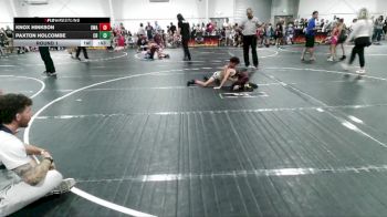 61 lbs Round 1 - Knox Hinkson, Slate Wrestling Academy vs Paxton Holcombe, Carolina Reapers