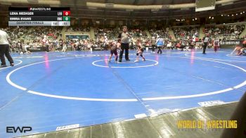 Quarterfinal - Lena Mediger, LeVici Prep vs Emma Evans, Bartlesville Wrestling Club