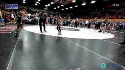 58 lbs Quarterfinal - Adalena Chay, Harrah Little League Wrestling vs Rivers Tahdooahnippah, Elgin Wrestling