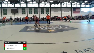 135-144 lbs Quarterfinal - Cale Stonitsch, Lincoln Way Wrestling Club vs Ayden Mackey, NA