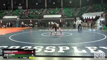 138 lbs Champ. Round 1 - Gabe Harris, St. John Paul II vs Hudson Sparks, Pleasant Valley