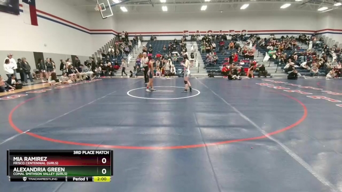 107 lbs 3rd Place Match - Mia Ramirez, Frisco Centennial (Girls) vs ...