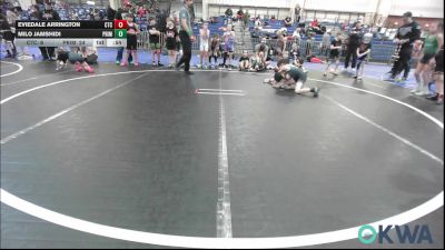 61 lbs Rr Rnd 3 - EvieDale Arrington, Comanche Takedown Club vs Milo Jamshidi, Prime Wrestling