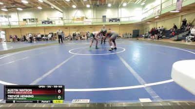 155-165 lbs Quarterfinal - Austin Watson, Bronco Wrestling Club vs Trevor Henning, Maryland Heights