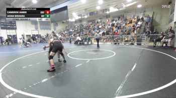 157 lbs Cons. Round 5 - Cameron James, Centennial vs Javan Bishara, Royal