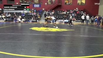 141 lbs Cons. Round 5 - Manuel Gonzales, Montevallo vs Mikai Brinson, Unattached