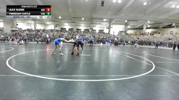 140 lbs Cons. Round 3 - Alex Klemm, Wildcats Wrestling vs Finnegan Castle, Big Red Wrestling Club