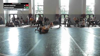 125 lbs Consi Of 16 #2 - Dallas Canoyer, Presbyterian vs Mason Moody, Coker