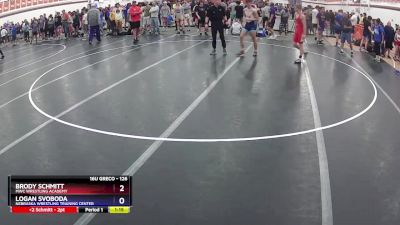126 lbs Quarterfinal - Brody Schmitt, MWC Wrestling Academy vs Logan Svoboda, Nebraska Wrestling Training Center