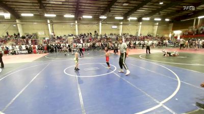 54 lbs Quarterfinal - Zayne Maez, SLV Elite WC vs Landon Romero, Monte Vista Takedown Club