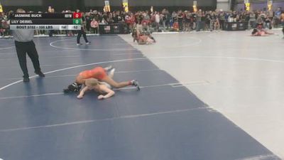 105 lbs Cons. Rd Of 16 - Lily Deibel vs Jasmine Buck, RBYWC