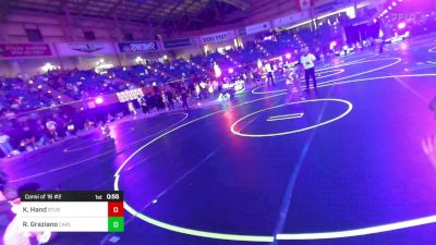 123 lbs Consi Of 16 #2 - Kaidynce Hand, Sturgis SD vs Raelyn Graziano, Carlsbad Combat WC