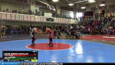 160 lbs Champ. Round 1 - Jacob Jimenez-Santillan, Steele Canyon vs Leo Kayoda, Olympian