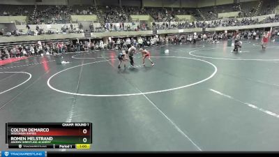 75 lbs Champ. Round 1 - Romen Melstrand, Askren Wrestling Academy vs Colten DeMarco, Wisconsin Rapids