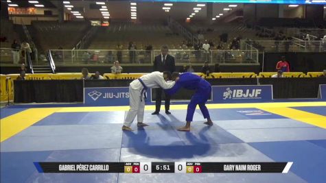Gary Naim Roger vs Gabriel Pérez Carrillo 2025 Pan Jiu Jitsu IBJJF Championship