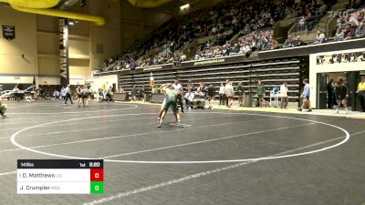 141 lbs Consi Of 8 #1 - Devin Matthews, LIU vs Jaden Crumpler, Michigan State