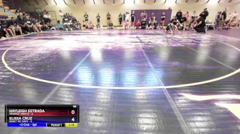 95 lbs Round 3 (10 Team) - Hayleigh Estrada, Midwest Misfitz vs Elissa Cruz, Husky WC Navy