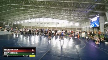 75 lbs Round 2 (4 Team) - Emma Robinson, Idaho vs Line Nau Rarick, Utah Blue