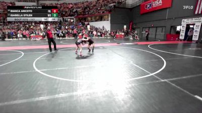 117 lbs Champ. Round 2 - Isabella Stilen, Wisconsin vs Bianca Aniceto, Fond Du Lac