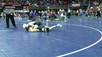 1A-144 lbs Champ. Round 2 - Tully Wood, Wayne, Corydon vs Caleb Swedin, Graettinger-Terril/Ruthven-Ayrshire