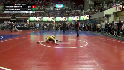 86 lbs Cons. Round 2 - Easton Steiner, Augusta Elk vs Braiden Beskoon, Bearcats Wrestling Club Helena