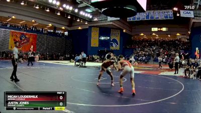 120 lbs Champ. Round 1 - Justin Jones, Orange County vs Micah Loudermilk, Bergen Catholic