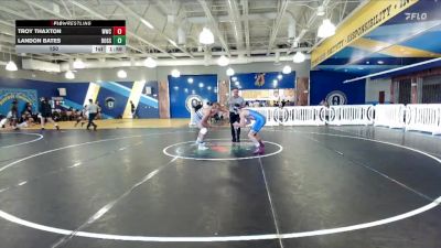 150 lbs Round 3 (8 Team) - LANDON BATES, Alpha Dogs vs Troy Thaxton, Wakulla WC
