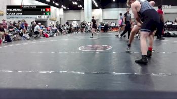 215 lbs Round 5 (6 Team) - Codey Dean, The Factory vs Will Mealer, Circle Training Center