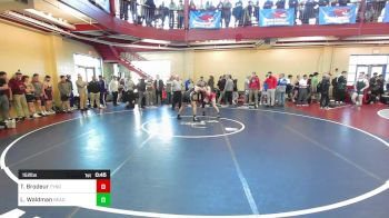 152 lbs Round Of 64 - Tyler Brodeur, Tyngsborough/Dracut vs Luke Waldman, Reading