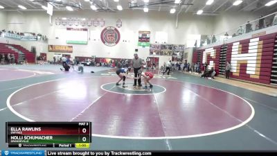 120 lbs Cons. Round 4 - Holli Schumacher, Grangeville vs Ella Rawlins, Owyhee