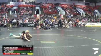 122 lbs Cons. Round 4 - Austin Bourassa, Northern Elite Pitbulls vs Levi Frazer, Yale Jr Bulldogs