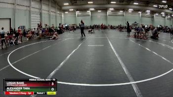 75 lbs Round 1 - Alexander Tara, Quaker Nation vs Logan Rang, Mayfield Mat Academy