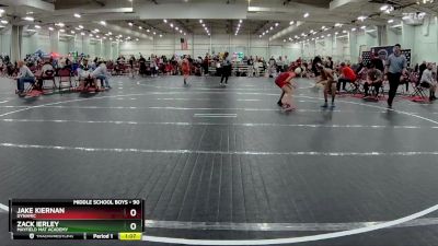 90 lbs Cons. Round 1 - Jake Kiernan, Dynamic vs Zack Ierley, Mayfield Mat Academy