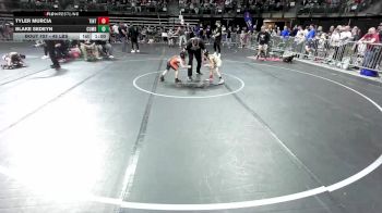 45 lbs Round Of 32 - Tyler Murcia, Tinton Falls Wrestling Club vs Blake Sedeyn, Cumberland