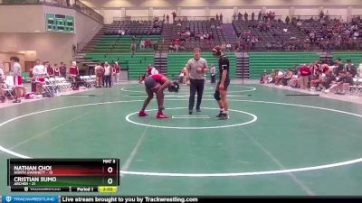 165 lbs Semis & 1st Wb (8 Team) - Nathan Choi, North Gwinnett vs Cristian Sumo, Archer