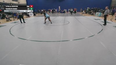 185 lbs Quarterfinal - Stella Burton, Thomas Dale vs Marilyn Bush, Lightridge High School