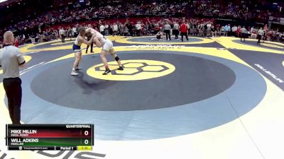 D1-215 lbs Quarterfinal - Will Adkins, Moeller vs Mike Millin, Mass. Perry