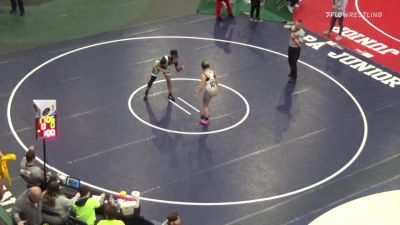 150 lbs Consi Of 8 #2 - Gwendolynn Whitenight, Central Columbia vs Jasmine Baker, Central Dauphin