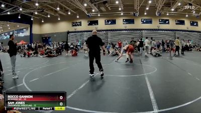 115 lbs Round 3 (8 Team) - Rocco Gannon, Richmond WC vs Sam Jones, Crossroads Wrestling