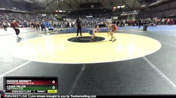 120 lbs Cons. Round 2 - Casen Miller, Toro World Club vs Maddox Bennett, Damaged Ear Wrestling Club