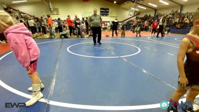 40 lbs Consi Of 8 #2 - Roman Rodriguez, Wagoner Takedown Club vs Carly Holtz, Coweta Tiger Wrestling