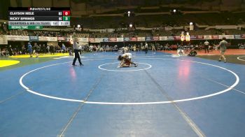 125 lbs Quarters & Wb (16 Team) - Ricky Springs, Newberry College vs Clayson Mele, MSU Moorhead