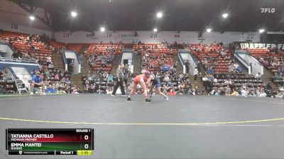 112 lbs Round 1 - Tatianna Castillo, Michigan Premier vs Emma Mantei, Dundee