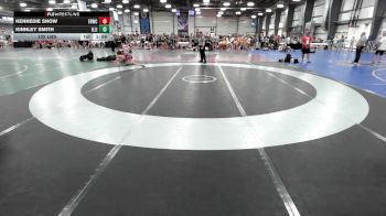 132 lbs Rr Rnd 1 - Kennedie Snow, East Rowan Wrestling Club vs Kinnley Smith, Illinois Cornstars