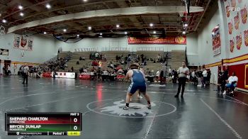 285 lbs Cons. Round 2 - Brycen Dunlap, Monroeville vs Shepard Charlton, Benedictine