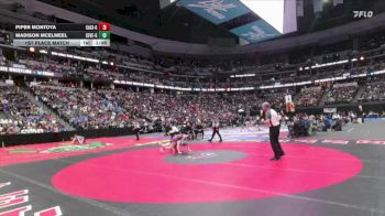 G110-4A 1st Place Match - Piper Montoya, Canon City Girls vs Madison McElmeel, Severance Girls