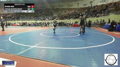 101 lbs Consi Of 32 #1 - Ryker Vier, Cushing vs Caylib Schoolcraft, Southmoore SaberCats Wrestling